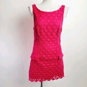 Bebe medium pink dress. Perfect for Valentines Day!